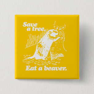 BESPAAR EEN BOE - WITTE -.png Vierkante Button 5,1 Cm