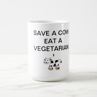 BESPAAR EEN KOUW EAT EEN VEGETARISCH MOK-theholyco Koffiemok
