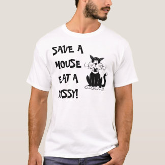 BESPAAR EEN MOUSEEAT. T-SHIRT