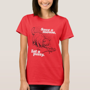BESPAAR EEN MUIS - WITTE - (2).png T-shirt