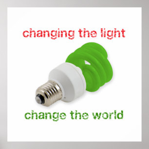 Bespaar energie poster