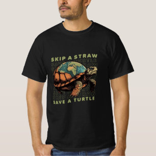 BESPAAR HET SCHIP VAN TURTLEN EEN STAM EEN TURTLE  T-SHIRT