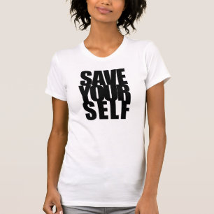 Bespaar jezelf t-shirt