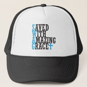 Bespaar met Amazing Grace SWAG Christelijk Cross P Trucker Pet