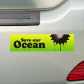 BESPAAR ONZE OCEAAN BUMPERSTICKER (Op auto)