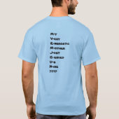 BESPAAR PLUTO!!! T-SHIRT (Achterkant)