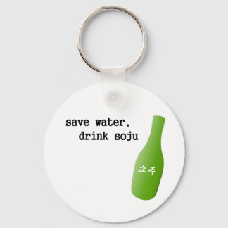 Bespaar water, drink Soju! Sleutelhanger