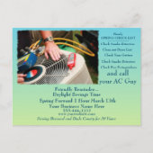 Besparing op overdag met HVAC Briefkaart (Voorkant)