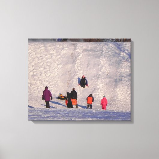 BESPOTTE SLEETHEUvel OMWOLFD Canvas Afdruk (Voorkant)
