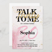 Bespreek 30 voor me de Kaart van de 30e verjaardag (Voorkant / Achterkant)