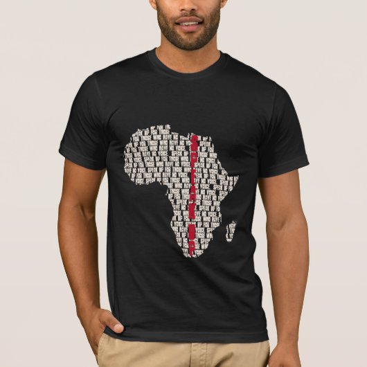 Bespreek Afrika T-shirt (Voorkant)