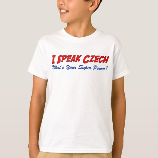 Bespreek Tsjechische superkracht T-shirt (Voorkant)
