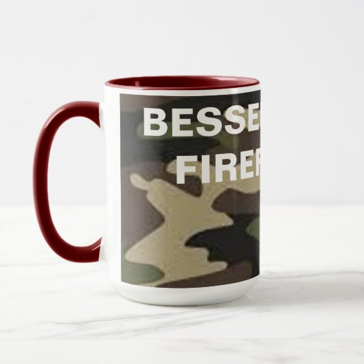 BESSEMER VILLE FIREFIGHTER CAMO MUG (Gauche)