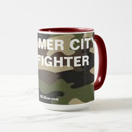 BESSEMER VILLE FIREFIGHTER CAMO MUG (Devant droit)