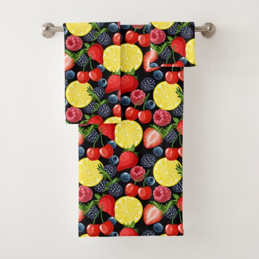 Bessen & Citrus Bliss Bad Handdoek (Insitu)