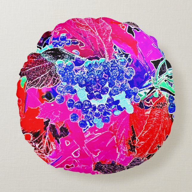 BESSEN EN BLADEREN ROND KUSSEN (Voorkant)