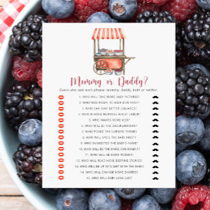 Bessen - mama of papa baby shower spel