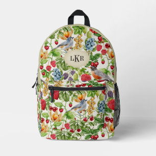 Bessen & Vogels Patroon 3-letter Monogram Bedrukte Rugzak