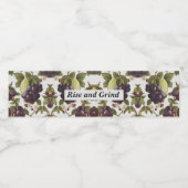 bessenpatroon waterfles etiket (Enkel label)