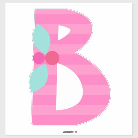 BESSENROZE -B- STICKER (Vel)