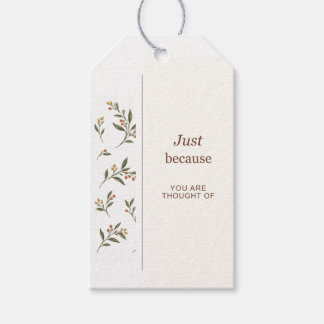 Bessentakjes 'Gewoon Omdat' Cadeautags Cadeaulabel
