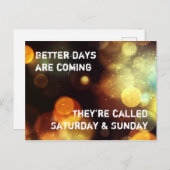 Bessere Tage werden kommen Briefkaart (Voorkant / Achterkant)
