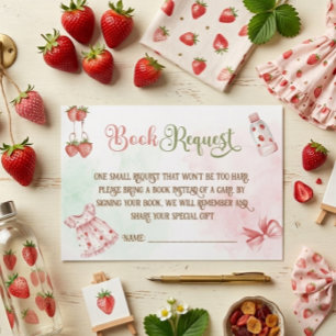 Bessie Boho Meisje Baby Shower Boeken Voor Baby Informatiekaartje