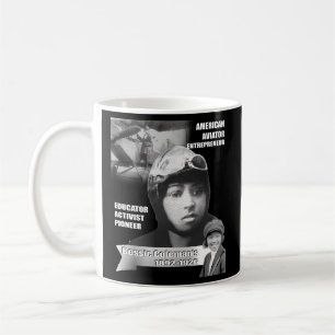 Bessie Coleman Dark Koffiemok