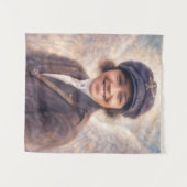 Bessie Coleman With Wings Painting Wandkleed (Voorkant (horizontaal))