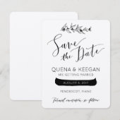 Bessie en Kano Save the Date (Voorkant / Achterkant)