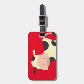 Bessie het label van de Koe Bagagelabel (Voorkant verticaal)