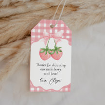 Bessie Zoete Aardbei Baby Shower Bedank Favor