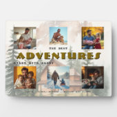 Best Adventures Start with Daddy Photo Collage Fotoplaat (voorkant)