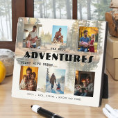 Best Adventures Start With Daddy Photo Plaque