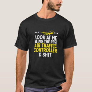 Best Air Traffic Controller Aviation Airplane Grap T-shirt
