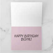 BEST AMIS BESTIE BFF CARTES D'ANNIVERSAIRE POUR EL (Intérieur)