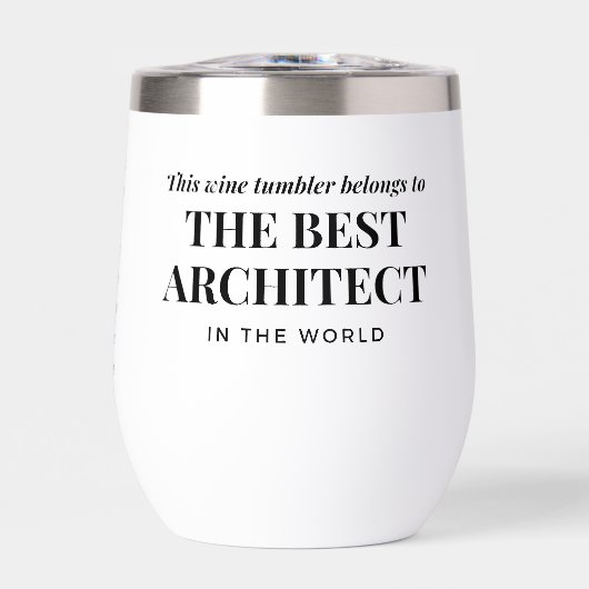 Best Architect in the World Custom Name Funny  (Voorkant)