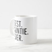 Best Auntie Ever Funny Auntie Koffiemok (Voorkant links)