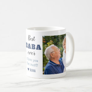Best Baba Ever Grandpa Love You 2 Foto Collage Koffiemok