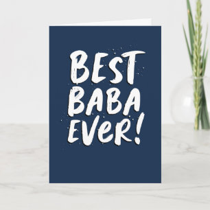 Best Baba Ever maakt moderne marvy Vaderdag leuk Kaart