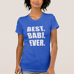 Best Babi Ever Czech Grootmoeder T-shirt