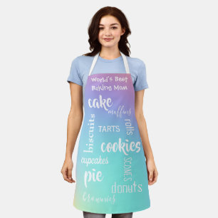 Best Baking Mam Words Apron Schort