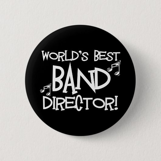 Best Band Director ter wereld Ronde Button 5,7 Cm (Voorkant)