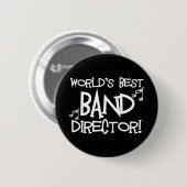 Best Band Director ter wereld Ronde Button 5,7 Cm (Voorkant /achterkant)