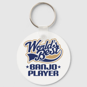 Best Banjo Player Music Gift Sleutelhanger