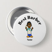 Best Barber Button - Black Barber (Voorkant /achterkant)