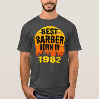 Best Barber geboren in 1982 Birthday T-shirt