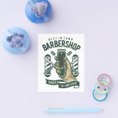 Best Barbershop  Logo Flyer (Enkel)