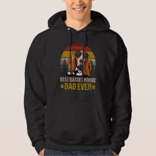 Best Basset Hond Dad Oost Dog Hoodie