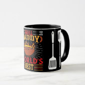 Best BBQ Grill Dad/w Spatula Coffee Mok (Voorkant rechts)